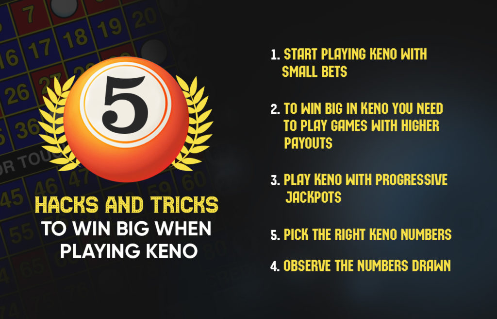 5 Hacks and Tricks to Win Big When Playing Keno