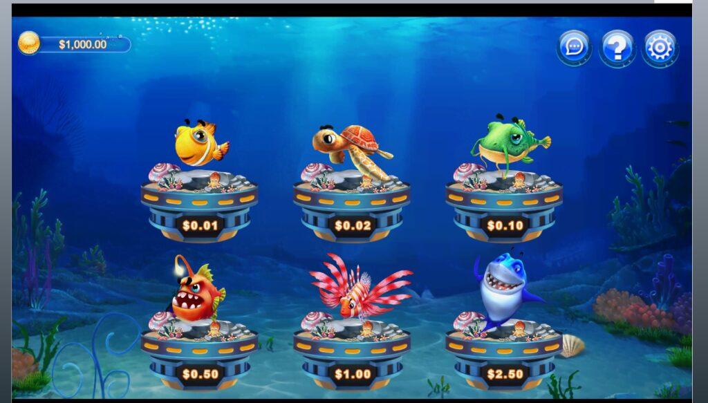 Fish Catch Instant Games at Casino Ozwin