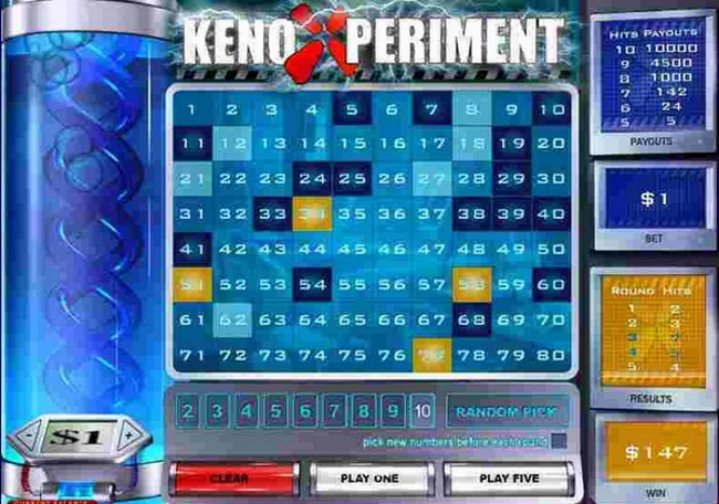 Guidelines to play Keno Xperiment