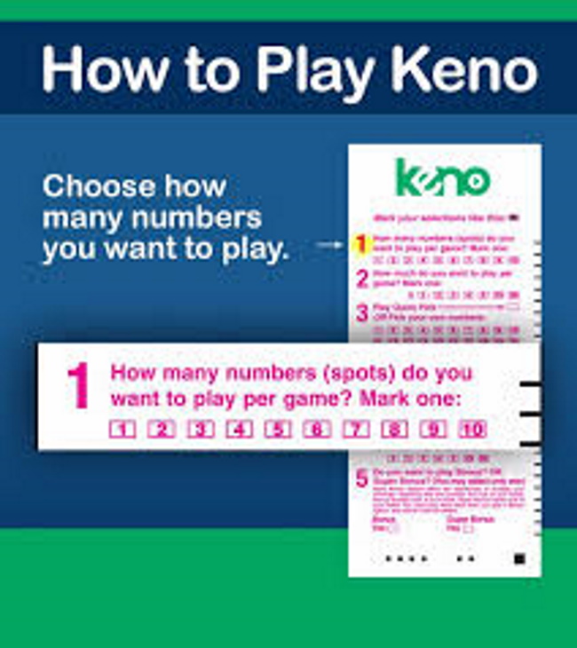 How to play keno
