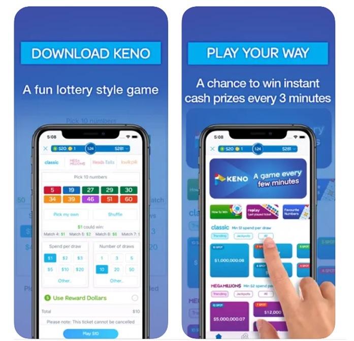 Keno Let's Play App