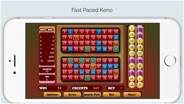 Keno fantastic app