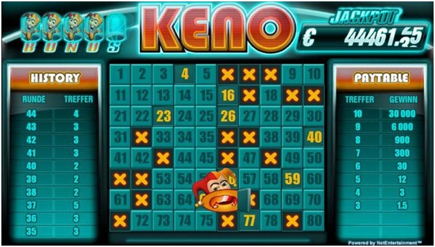 Keno playing tips- Play progressive keno