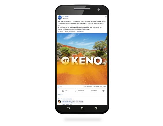 NT Keno mobile