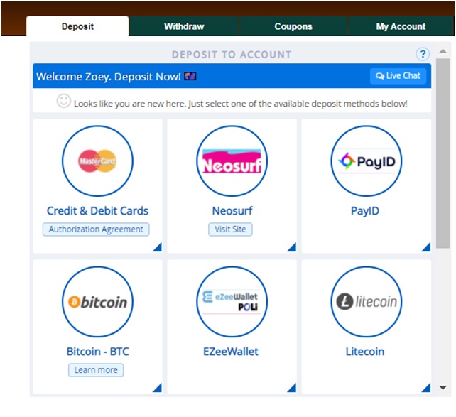 PayID deposits