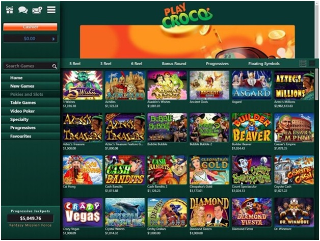 How to play Keno at Play Croco Australian online casino?