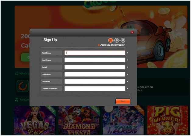 Getting started at Play Croco Online Casino