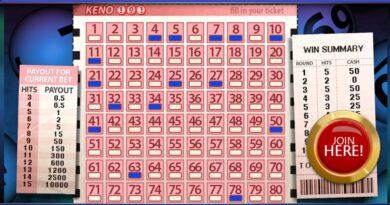 Play Keno at Win A Day Casino