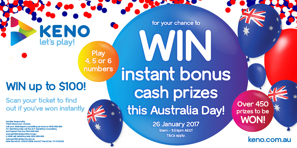 Keno bonus Australia