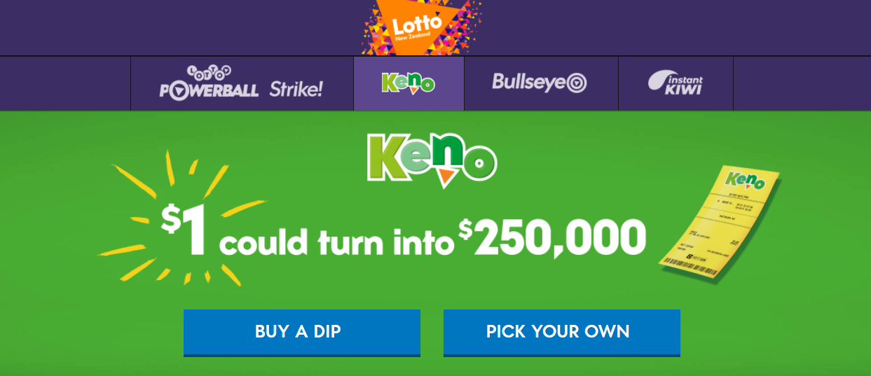 keno lotto game